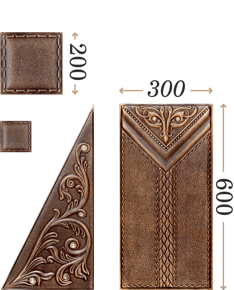 Размеры 3d-панелей