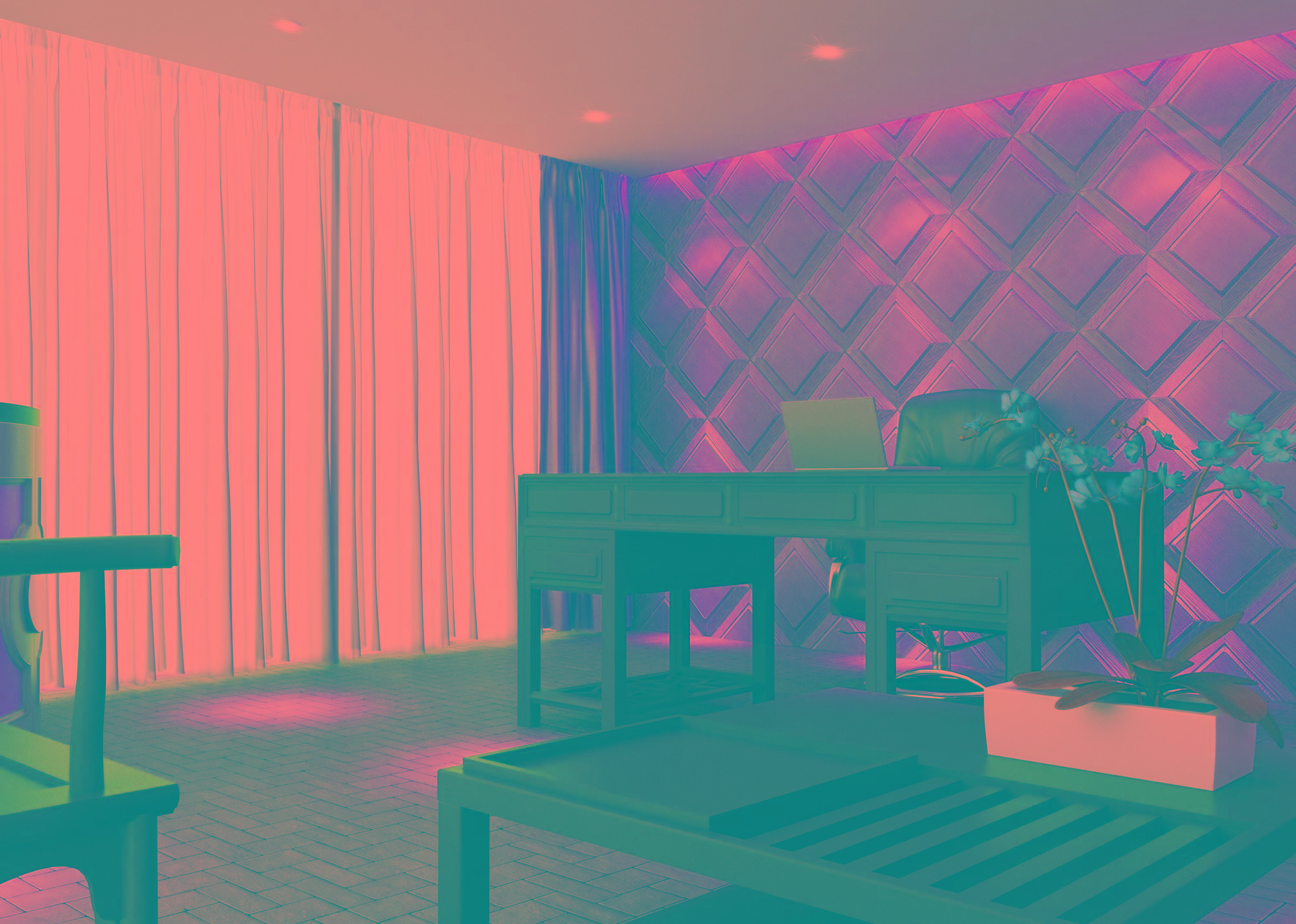 3D-панели в офисах