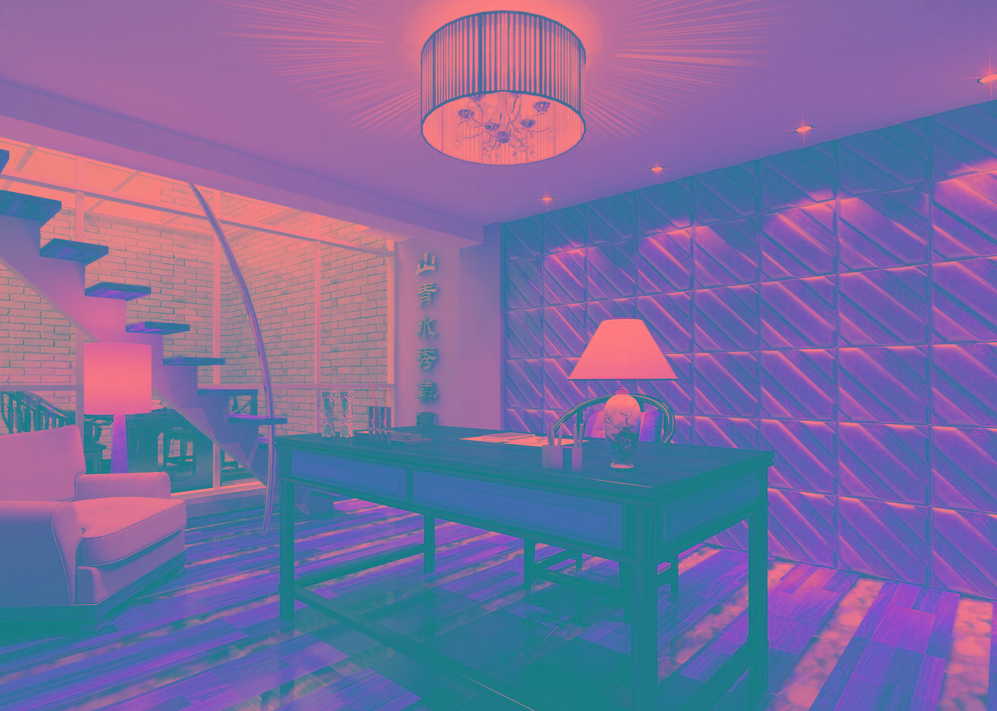 3D-панели в офисах