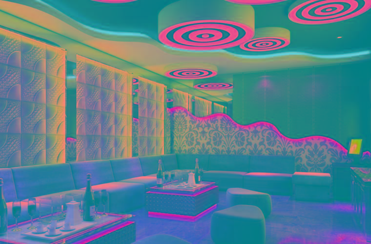 3D панели в ночных клубах
