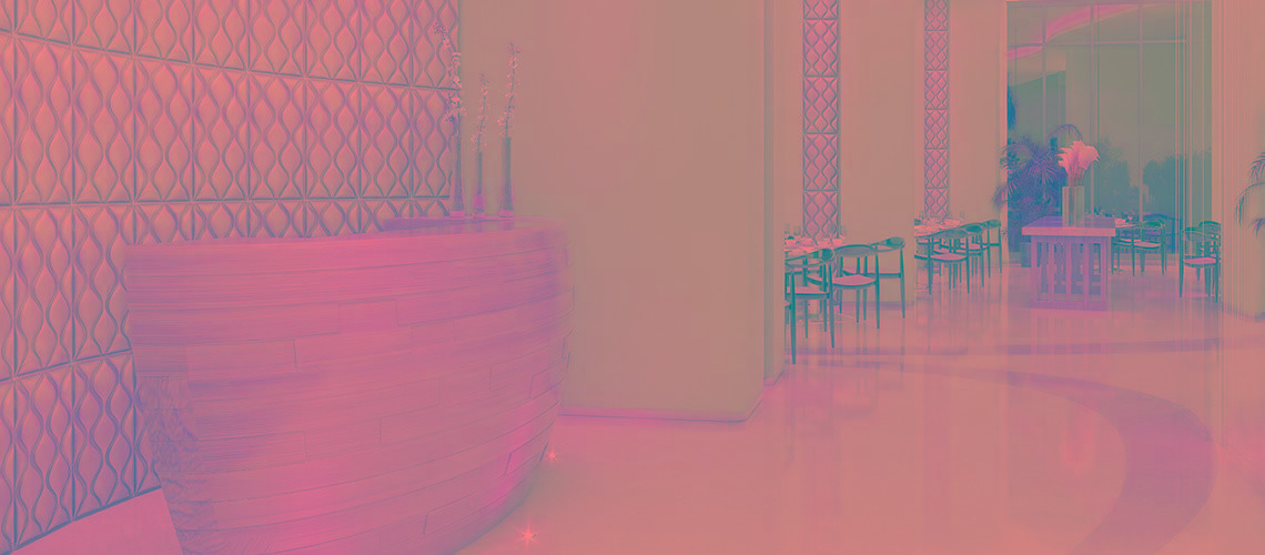 3D панели на рецепциях